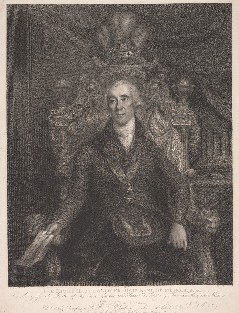 Francis Rawdon-Hastings, 1. markis av Hastings av Sir Edwin Henry Landseer