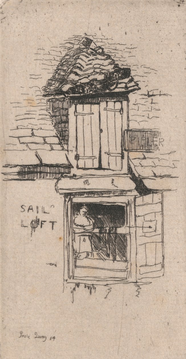 Seilloft, Poole av Sir Frank Short