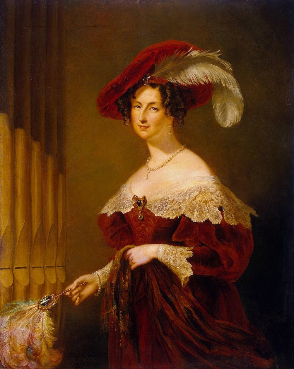 Portrett av Contesse Elizaveta Ksaveryevna Vorontsova 1792-1880, 1832 av Sir George Hayter
