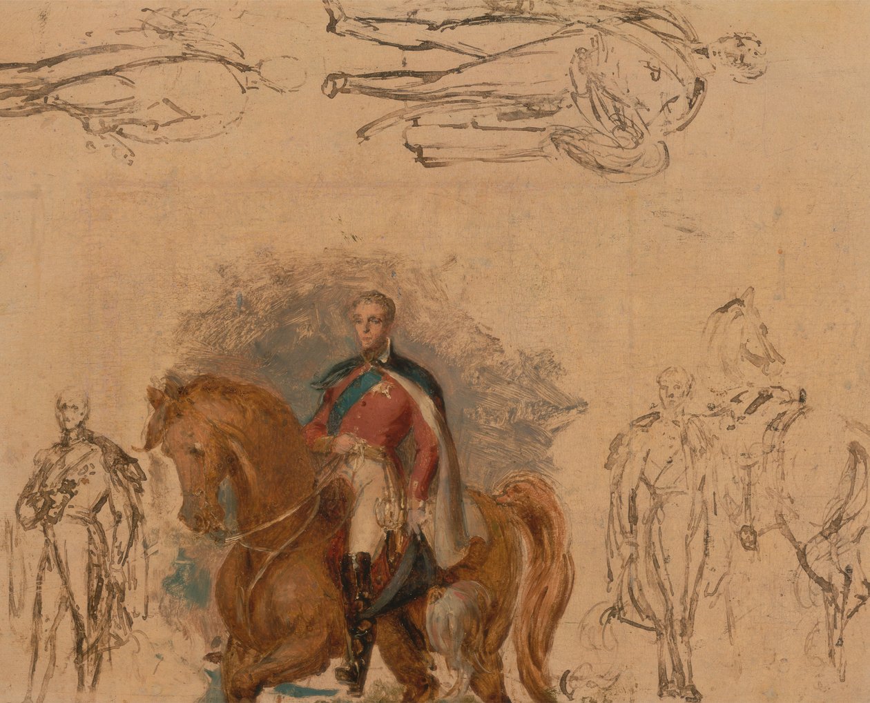 Studier for hertugen av Wellington av Sir George Hayter
