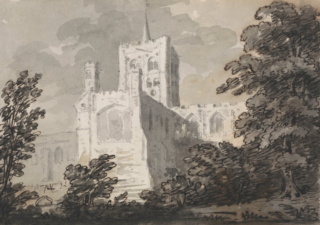 Abbey Church i St. Albans av Sir George Howland Beaumont seventh Baronet