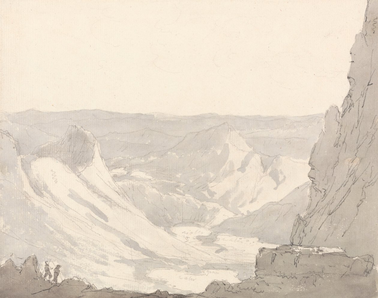 Ben Glog (Nord-Wales) av Sir George Howland Beaumont seventh Baronet