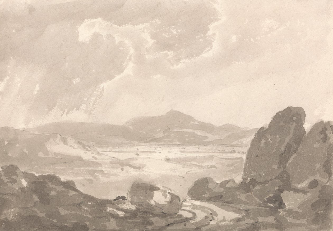 Utsikt over dalen av Sir George Howland Beaumont seventh Baronet