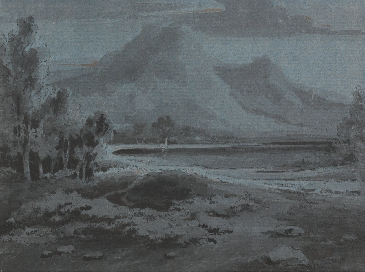 Walisisk landskap av Sir George Howland Beaumont seventh Baronet