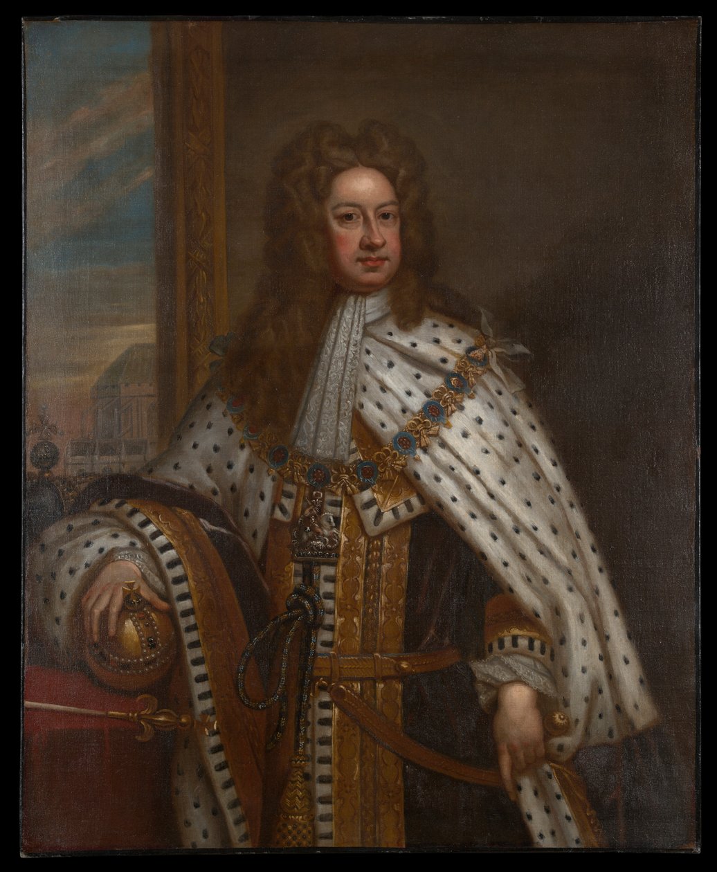 Kong George I av Storbritannia og Irland av Sir Godfrey Kneller