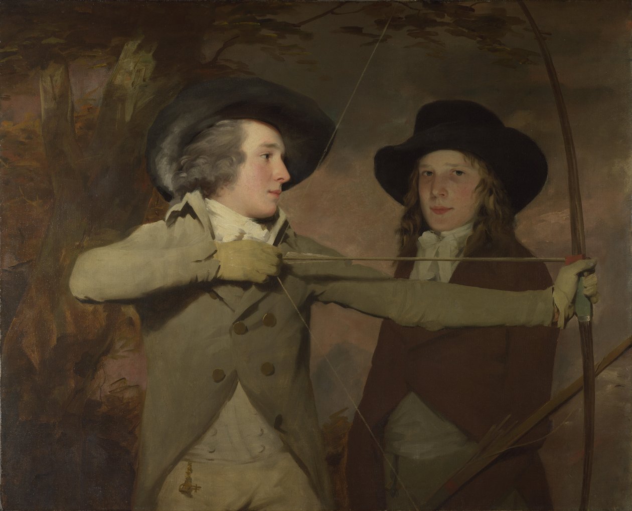 Robert Ferguson fra Raith og generalløytnant Sir Ronald Ferguson The Archers, ca. 1789 av Sir Henry Raeburn