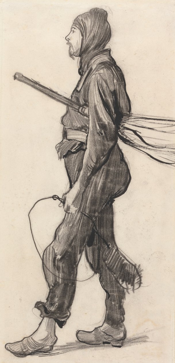 Studie av en skorsteinsfeier av Sir Hubert von Herkomer