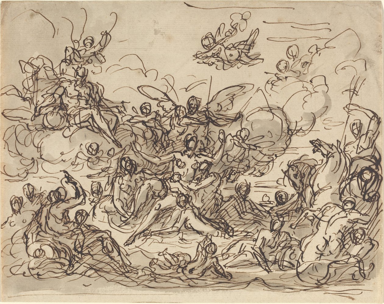Venus fødsel av Sir James Thornhill