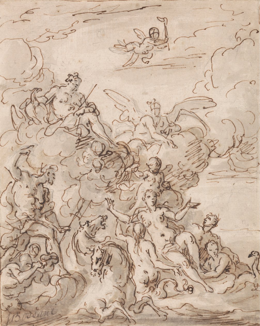 Venus' fødsel av Sir James Thornhill