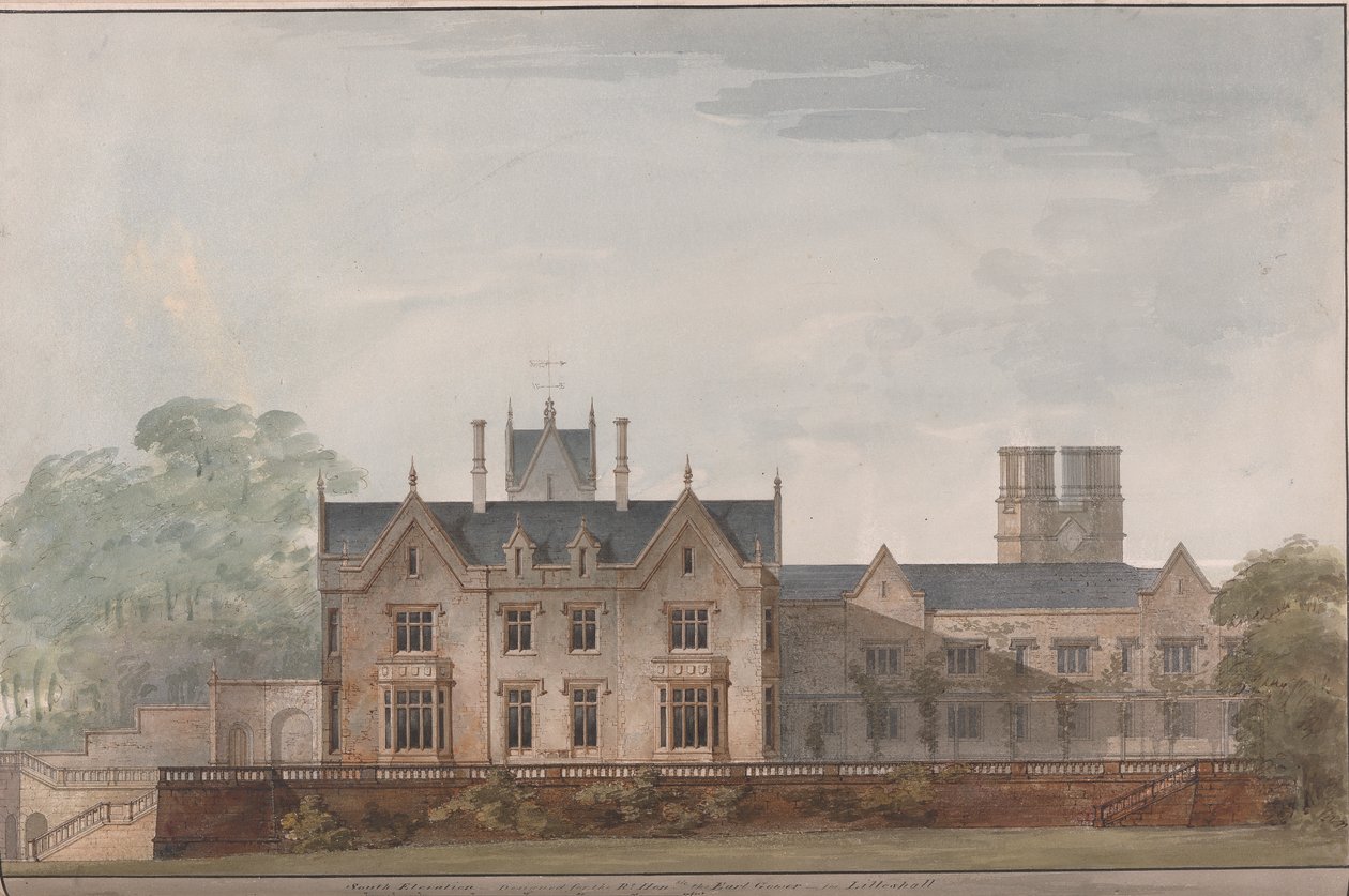 Lilleshall, Shropshire: South Elevation av Sir Jeffry Wyatville