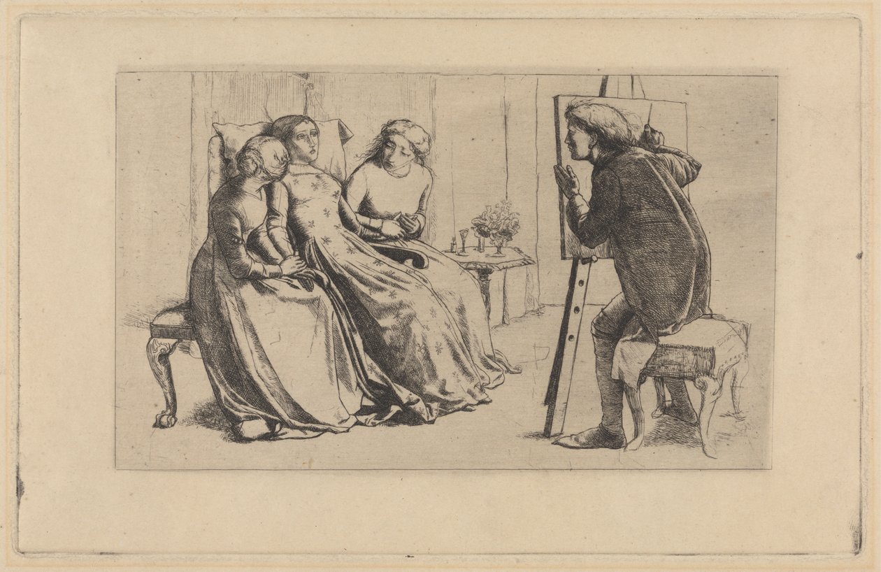 St. Agnes av forbønn av Sir John Everett Millais