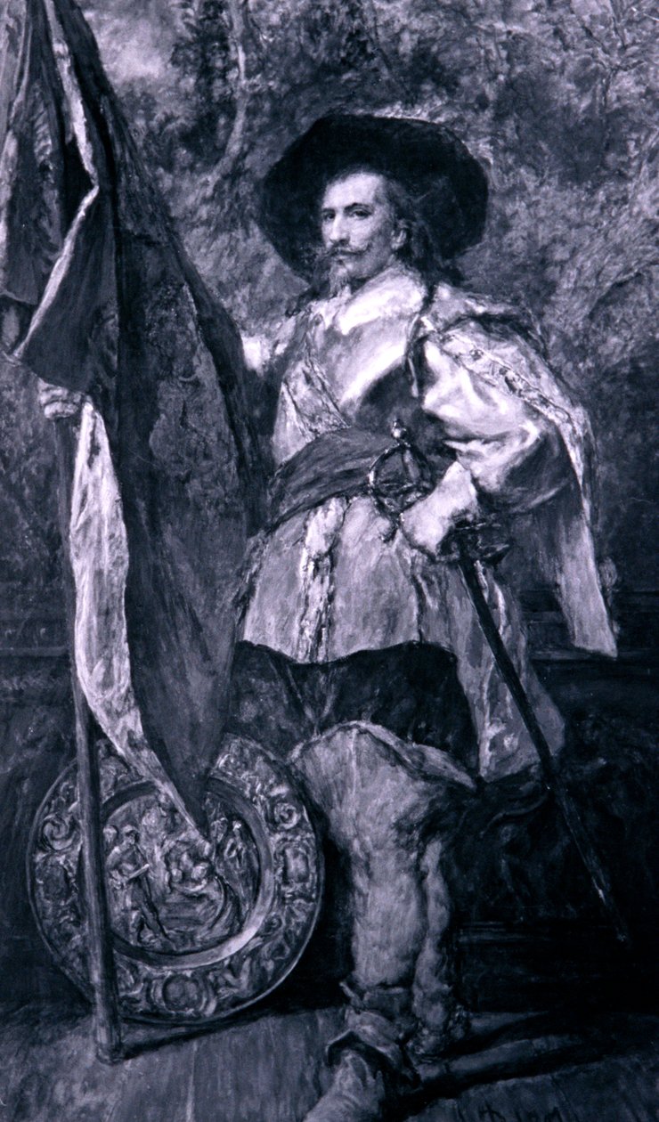 En fanebærer, 1897 av Sir John Gilbert