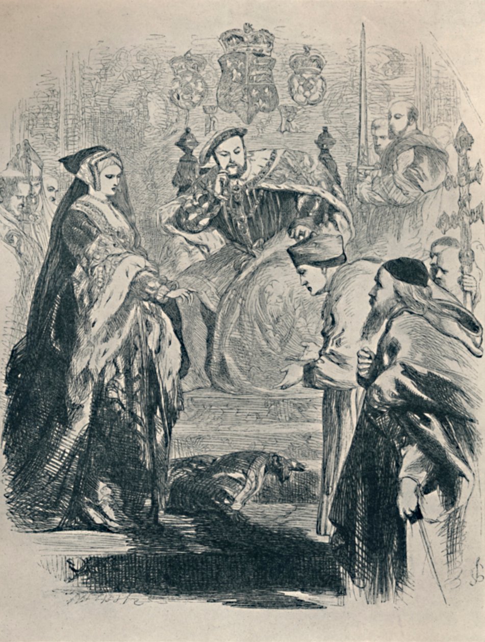 Dronning Catherine: Lord Cardinal, -To You I Speak.., c1890, 1923 av Sir John Gilbert