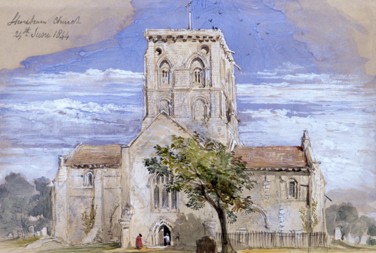 Shoreham kirke, Kent, 1844 av Sir John Gilbert