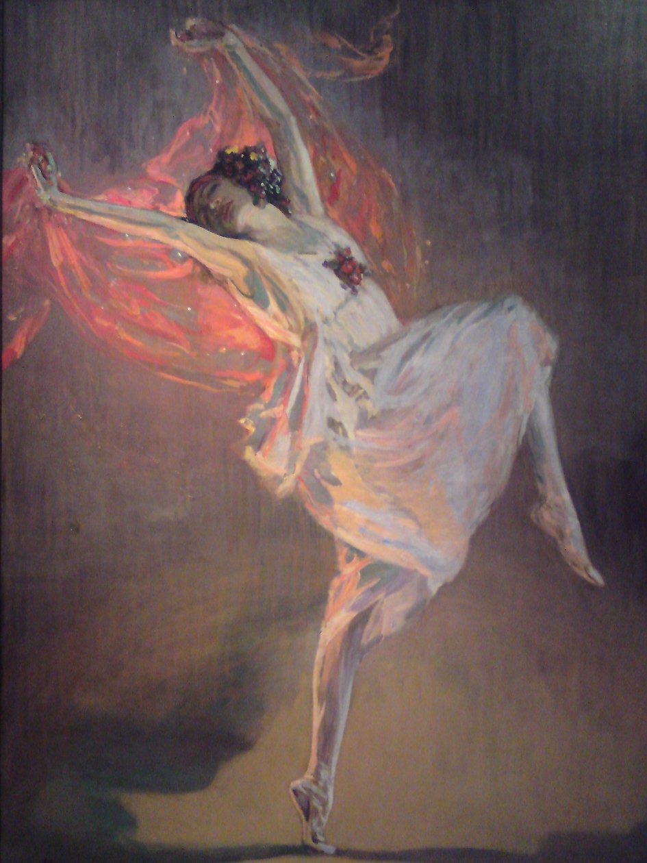 Ballerina Anna Pavlova 1881-1931, 1910-årene av Sir John Lavery