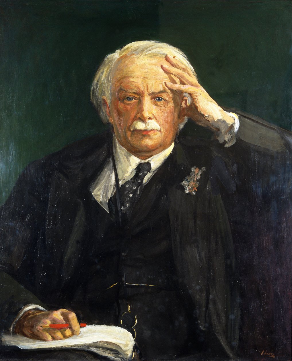 'David, 1st Earl Lloyd George', 1863-1945, 1935 av Sir John Lavery