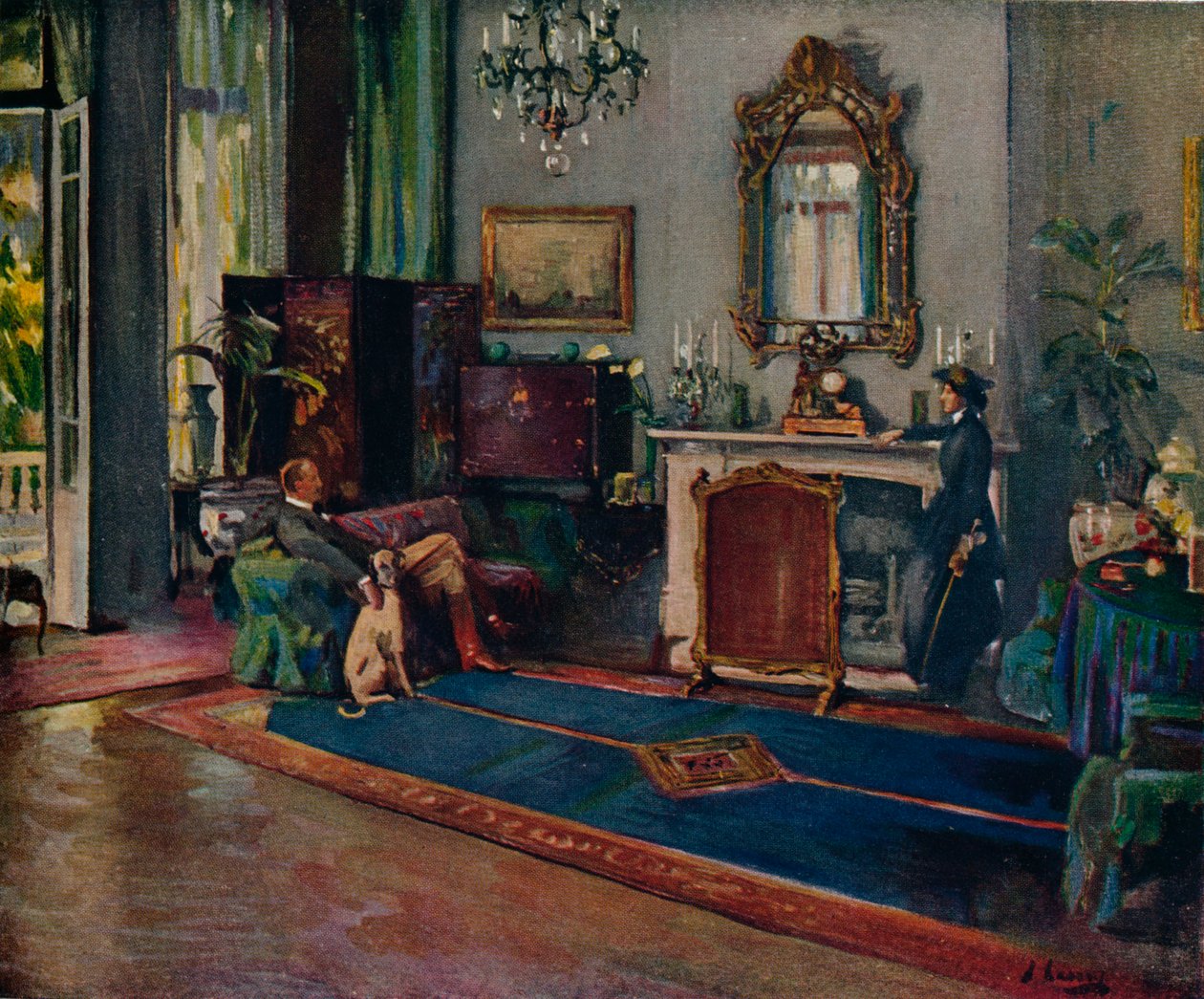 The Greyhound, 1910, 1914 av Sir John Lavery