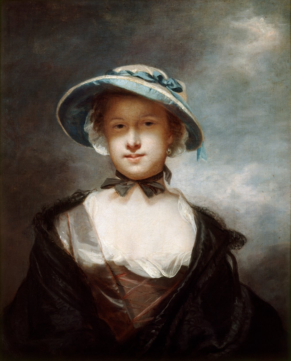 Catherine, Lady Chambers, kone til Sir William Chambers, 1752-1756 av Sir Joshua Reynolds