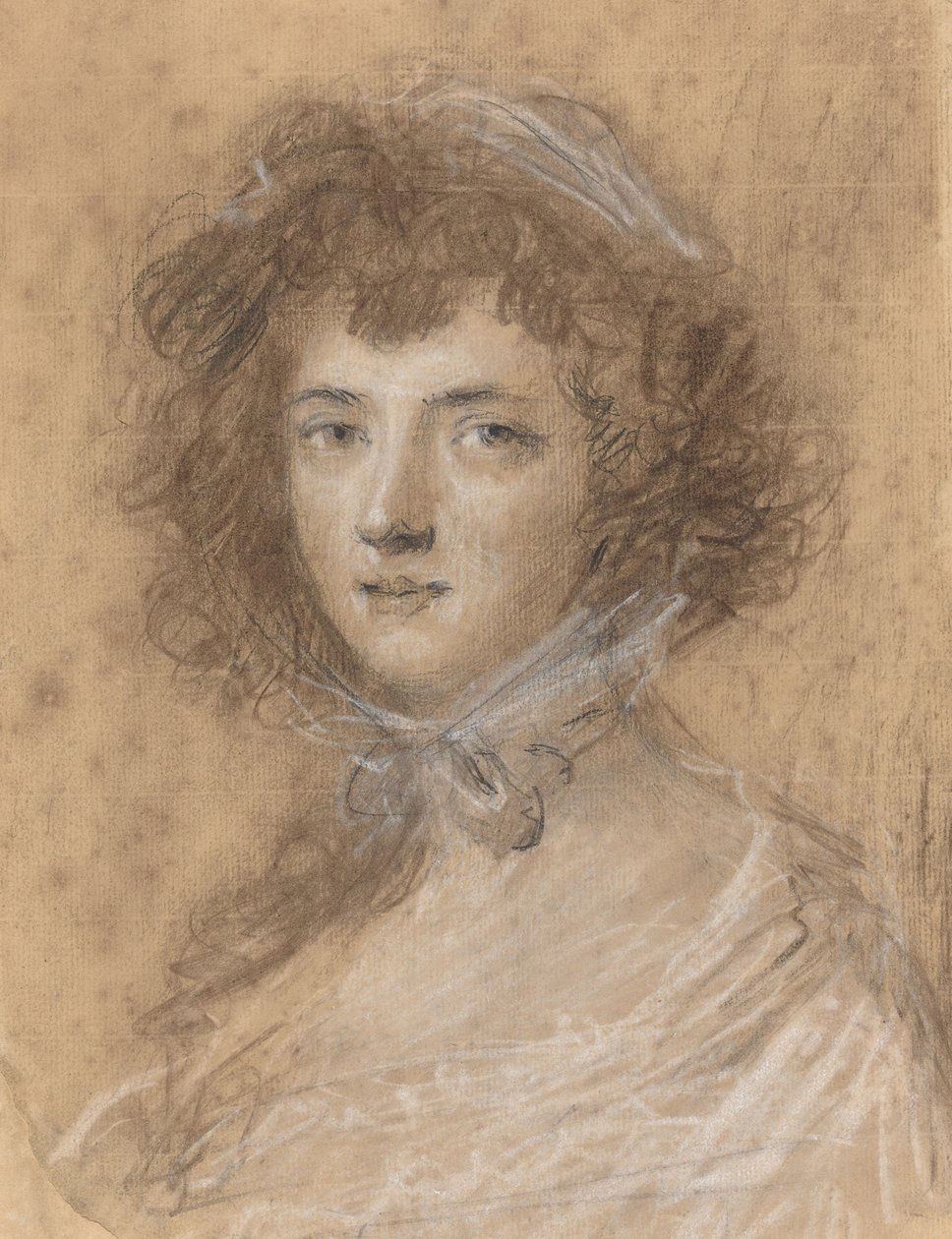 Hode og byste av en kvinne av Sir Joshua Reynolds