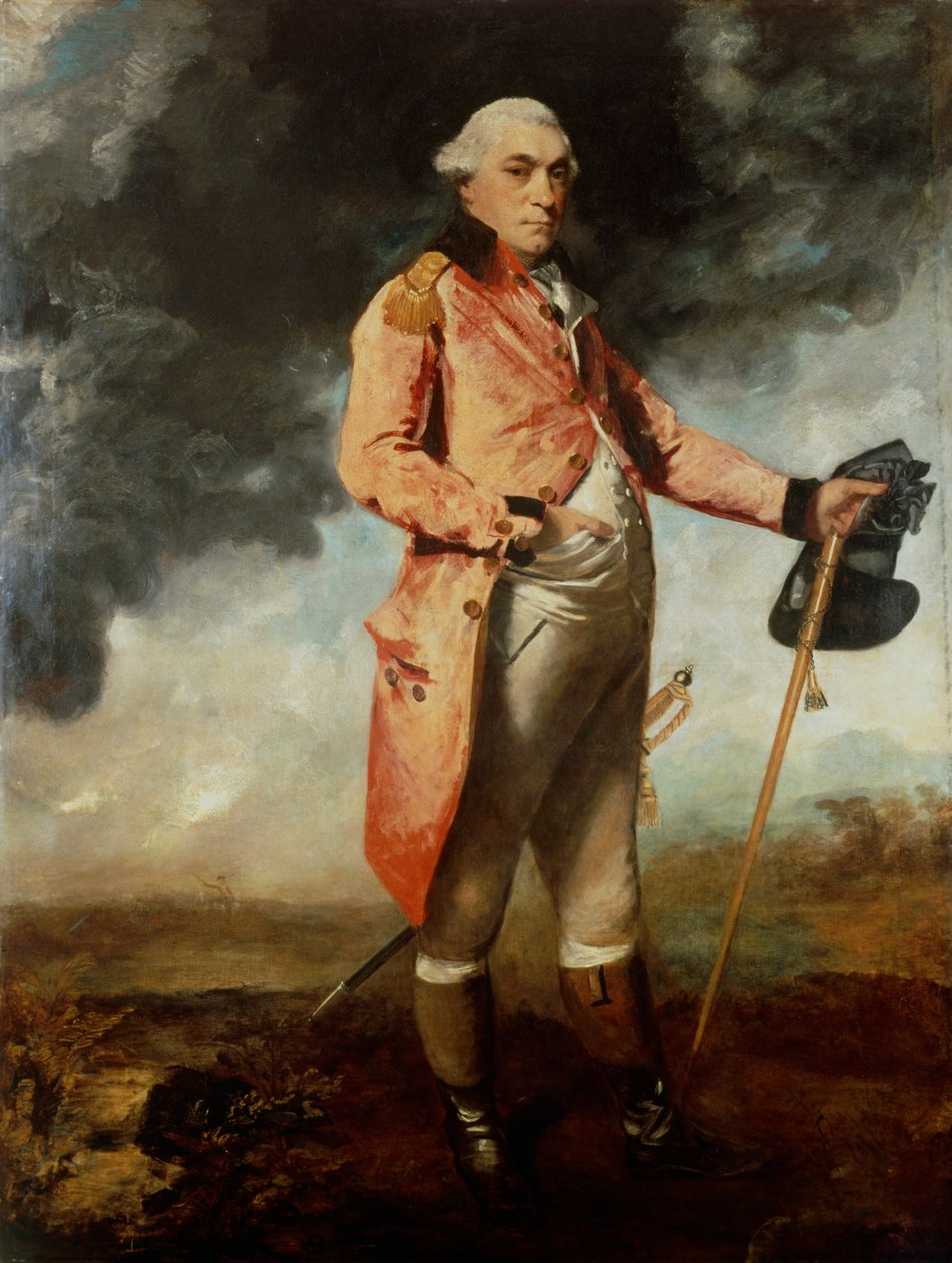 Generalmajor George Catchmaid Morgan d.1823, c1790. av Sir Joshua Reynolds