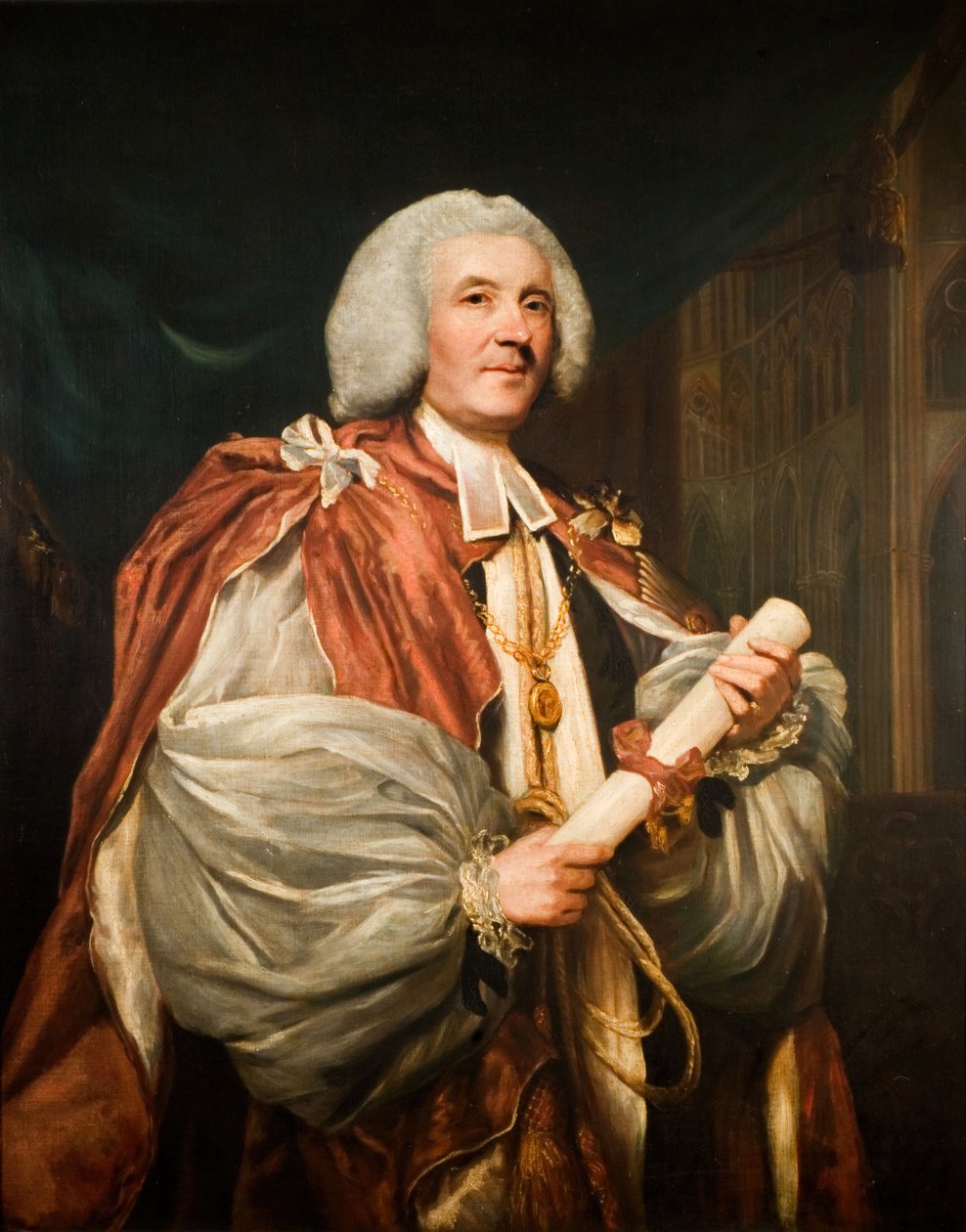 Portrett av Dr John Thomas, biskop av Rochester, 1782. av Sir Joshua Reynolds