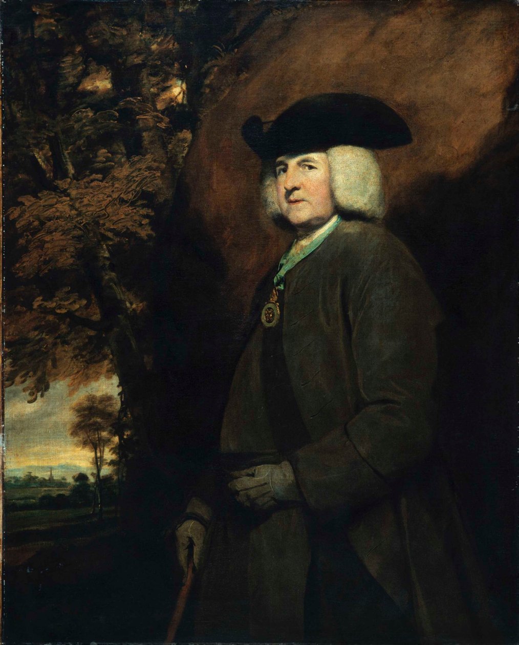 Portrett av Richard Robinson, 1. baron Rokeby 1708-1794, erkebiskop av Armagh, 1771-1775. av Sir Joshua Reynolds