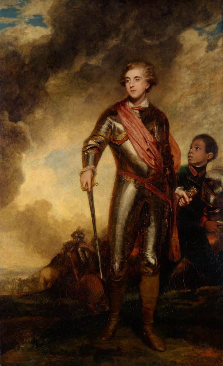 Charles Stanhope, tredje jarl av Harrington og Marcus Richard Fitzroy Thomas av Sir Joshua Reynolds RA