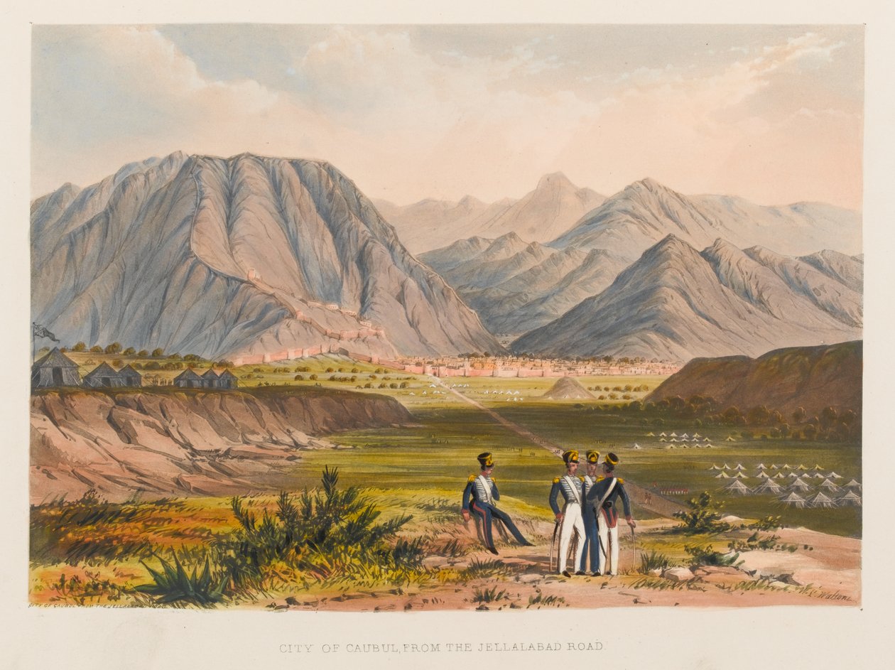 Caubul by, fra Jellalabad Road av Sir Keith A. Jackson
