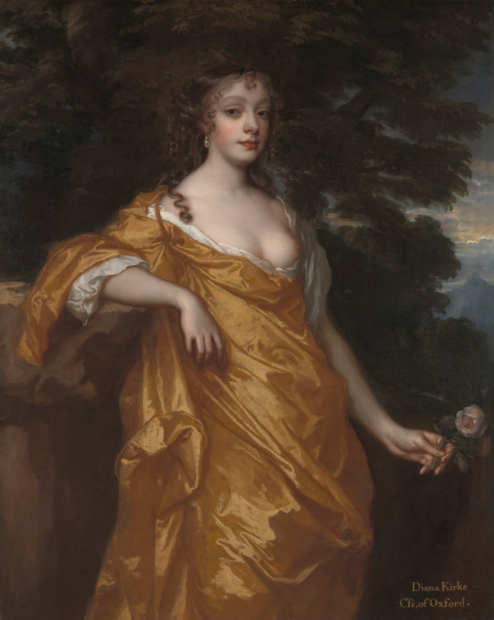 Diana Kirke, senere grevinne av Oxford av Sir Peter Lely