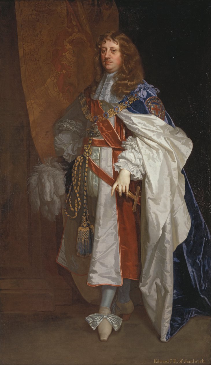 Edward Montagu, første jarl av Sandwich av Sir Peter Lely