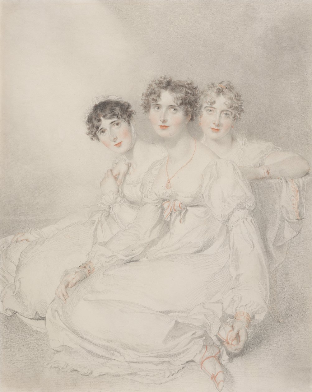 Wellesley-Pole-søstrene av Sir Thomas Lawrence