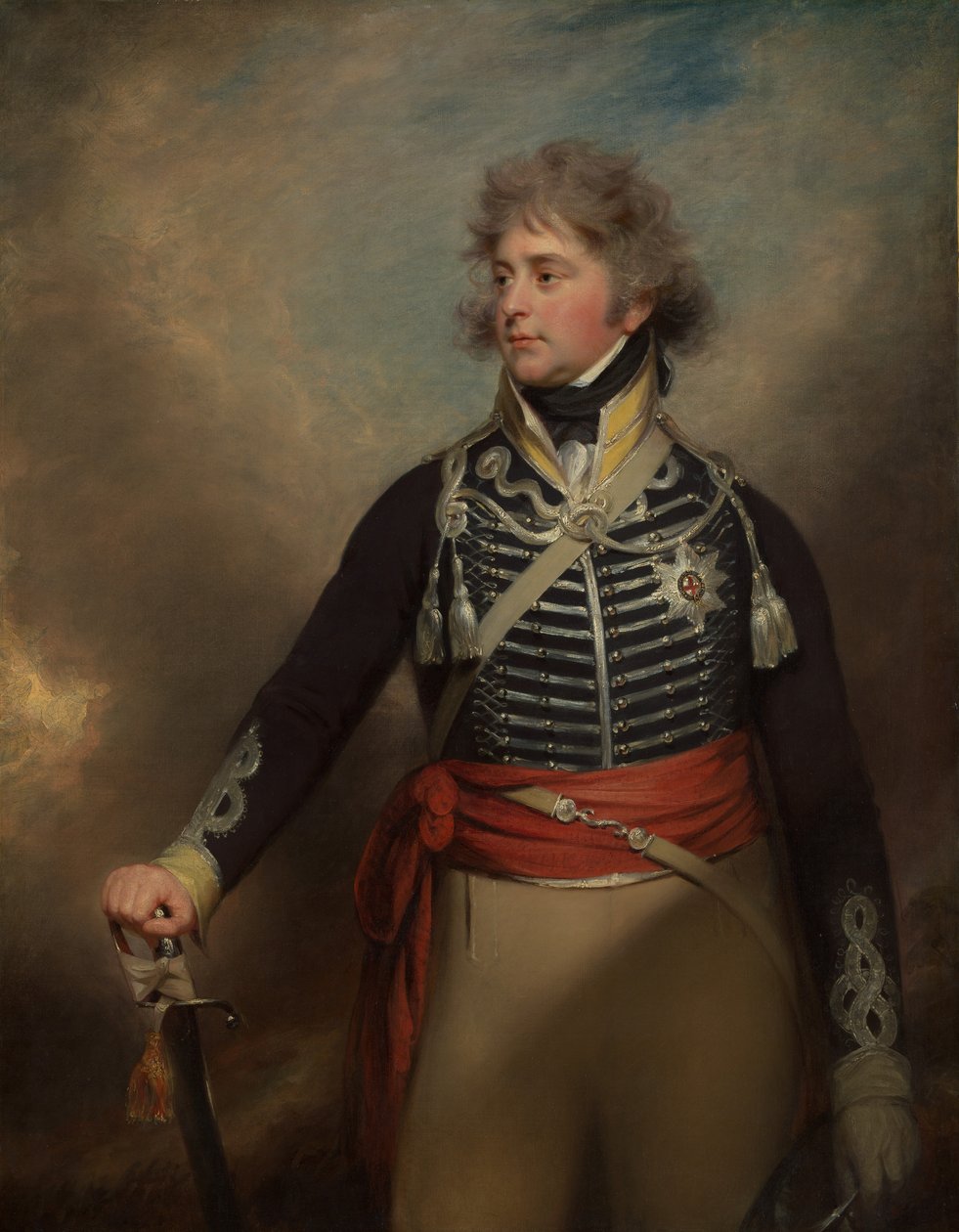 George IV 1762-1830, da prinsen av Wales. av Sir William Beechey