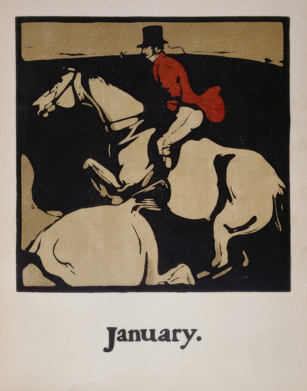 hesteløp av Sir William Nicholson