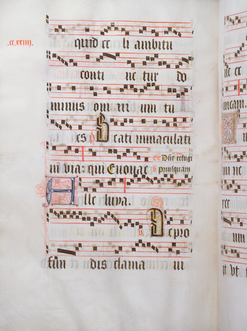 Ms 432 Temporal brukt av søstrene i kongregasjonen av karmelittene i Brugge, skrevet av søster Margarita Bruynewe, 1505 av Sister Cornelia Wulfekkercke