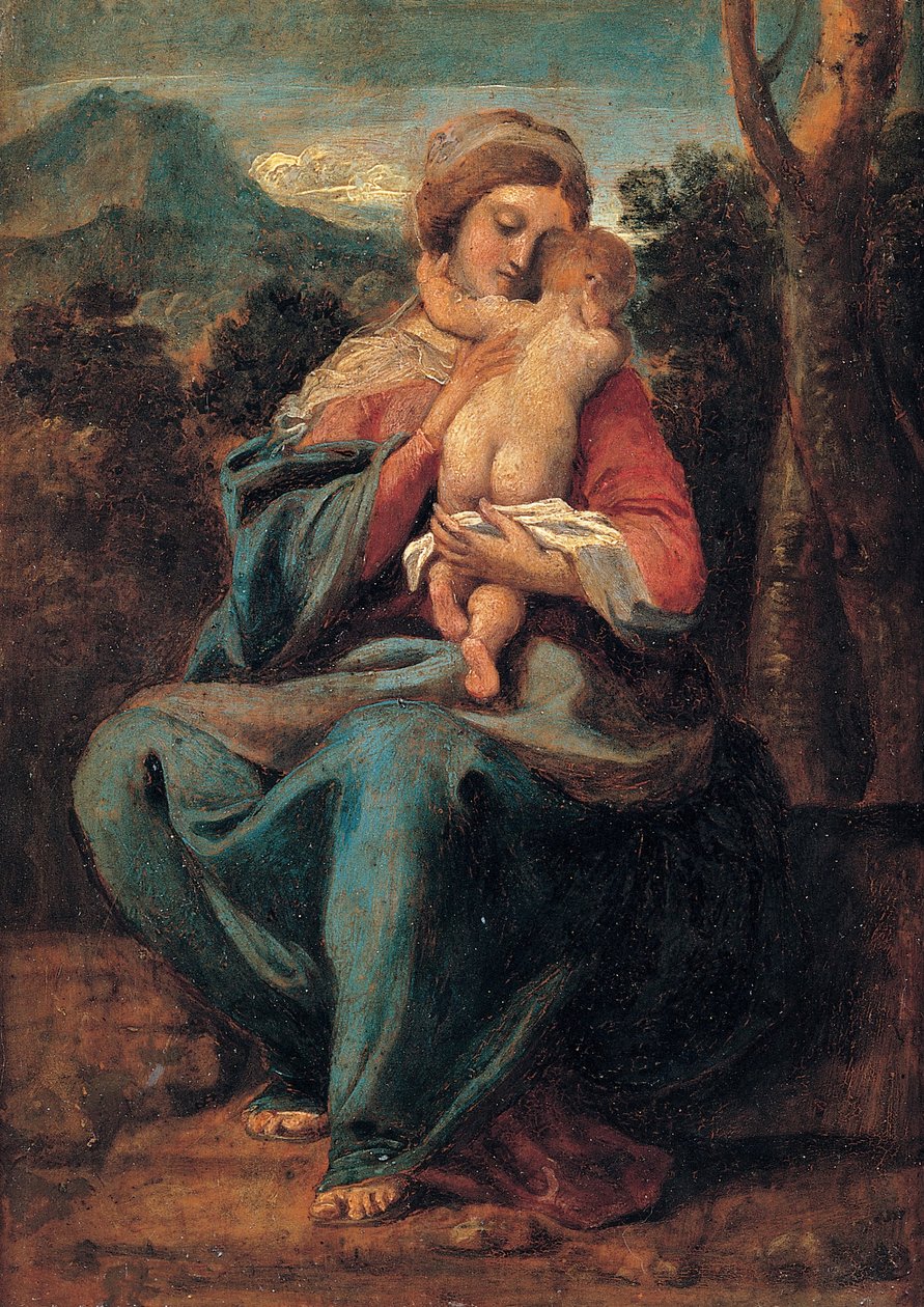 Madonna med barnet av Sisto Badalocchio