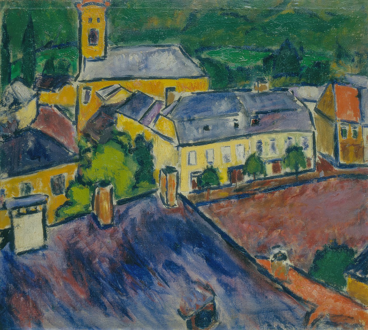 Byutsikt, 1910 av Sándor Galimberti