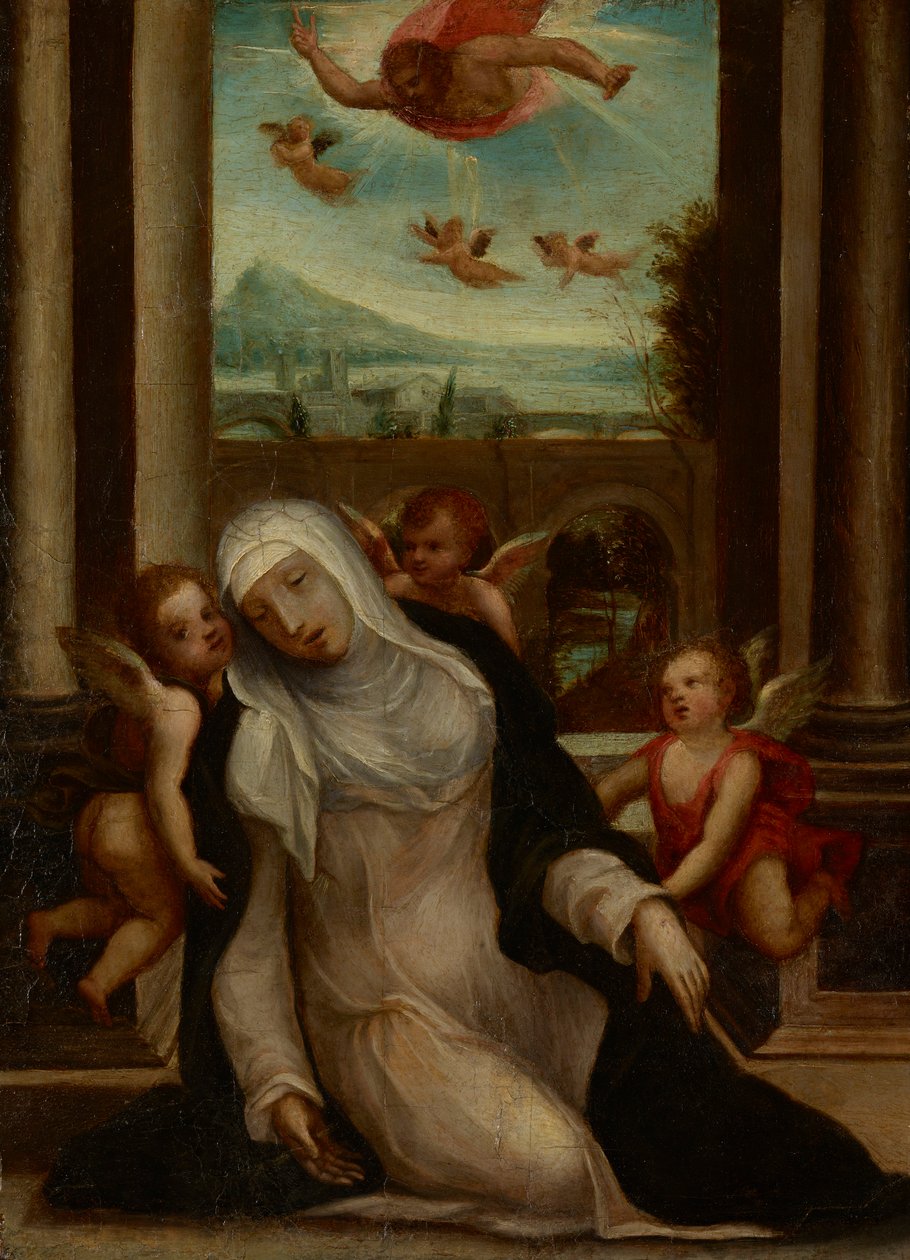 Ekstasen til den hellige Katarina av Siena av Sodoma