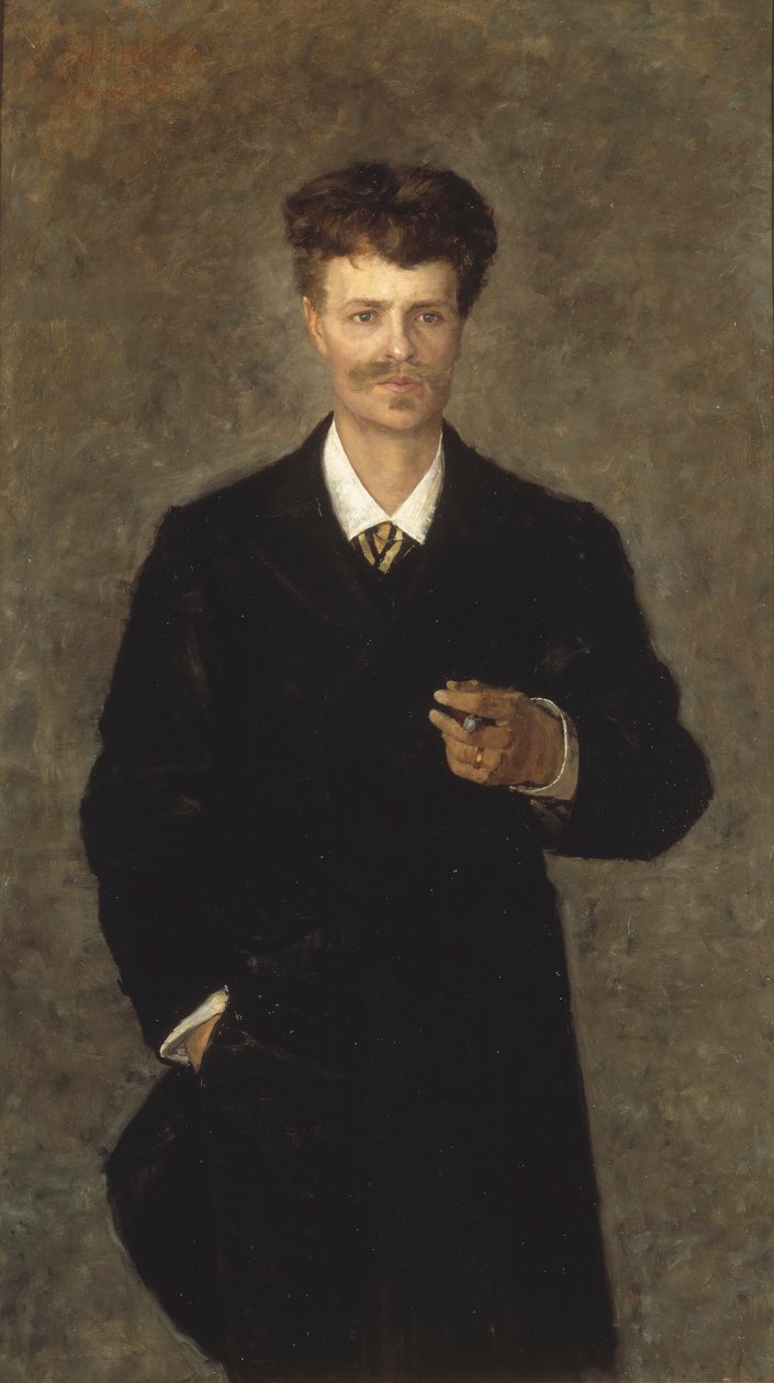 August Strindberg, 1885 av Sofie Holten