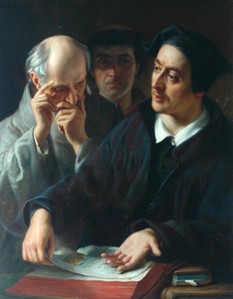Melancthon, Expounding A Text, 1863 av Solomon Alexander Hart