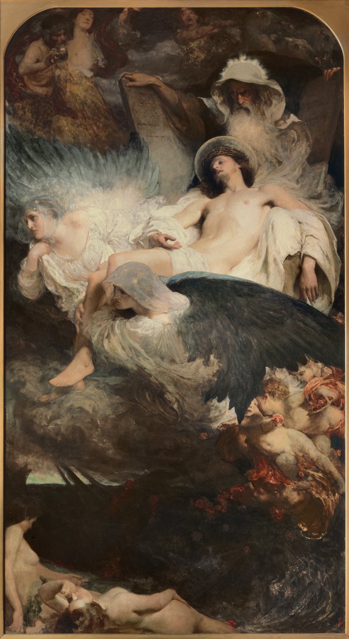 En allegori, 1904 av Solomon Joseph Solomon