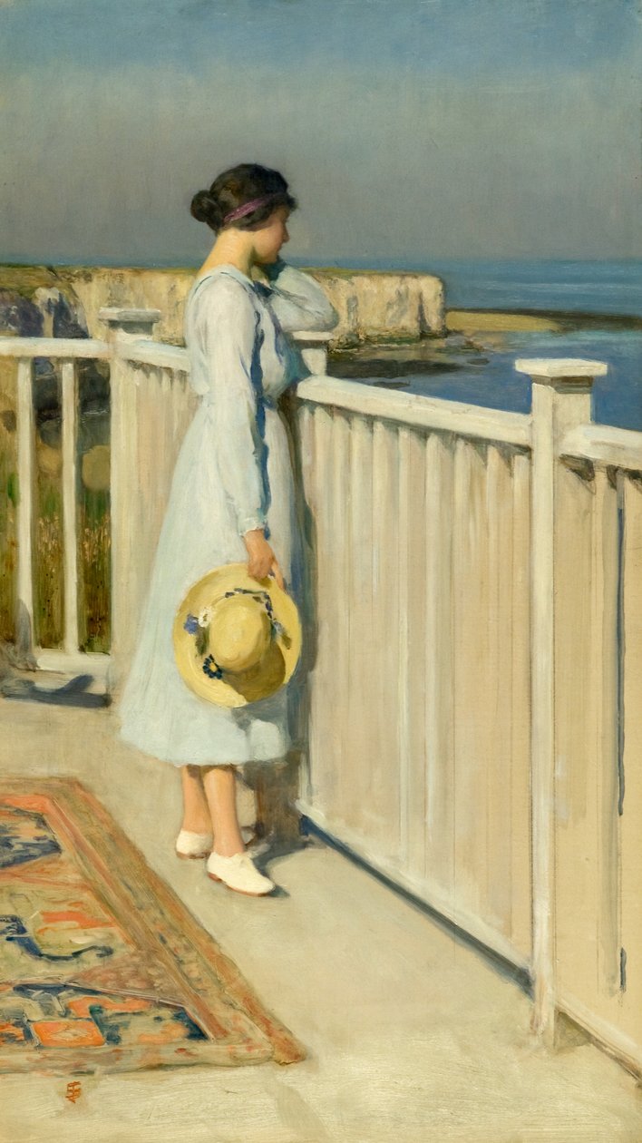 From my Studio Roof, ca. 1909 (olje på lerret) av Solomon Joseph Solomon