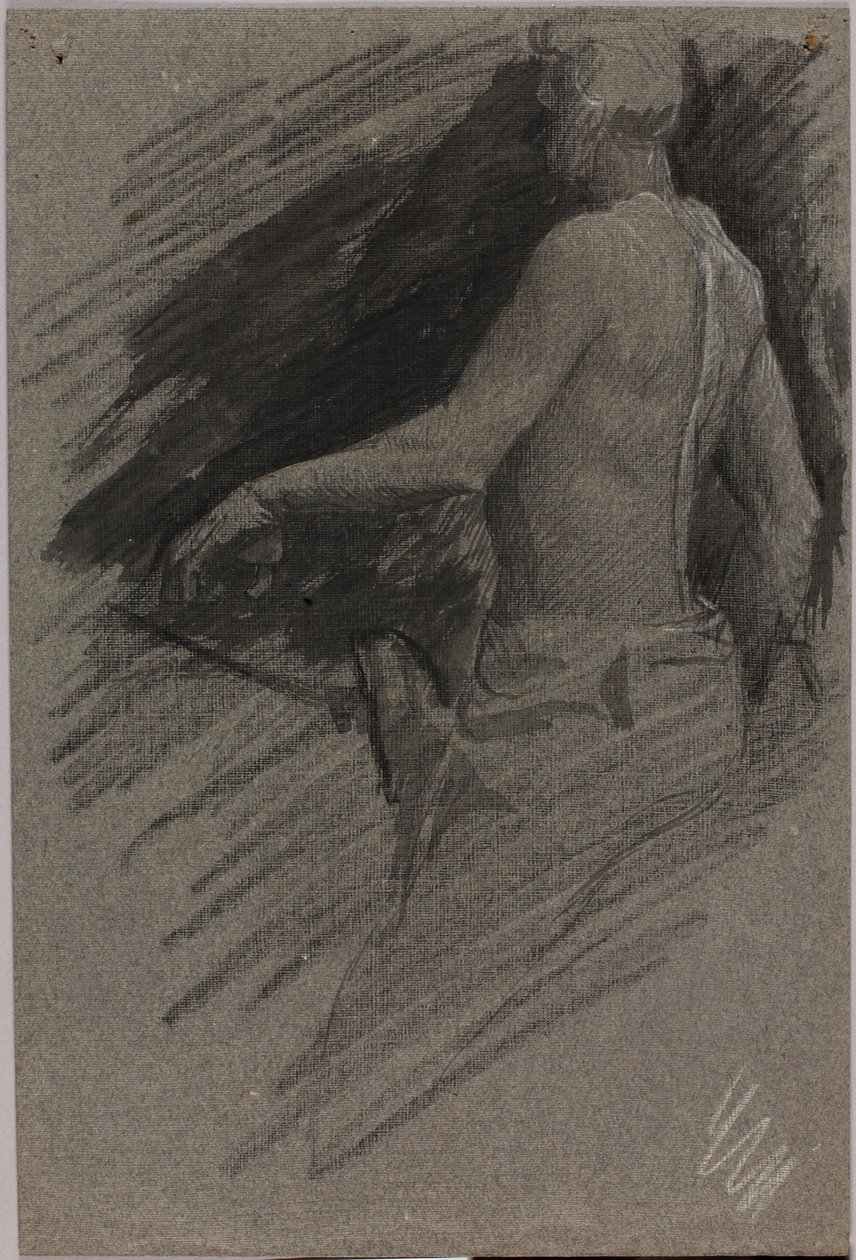 Studie for ridemonument av Solon H. Borglum