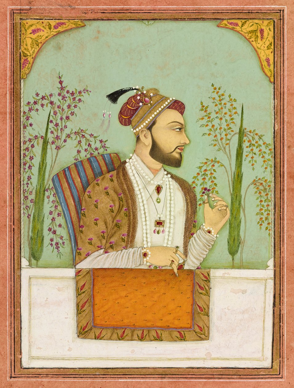 En adelsmann, datert 1687. av Son of Ruknuddin
