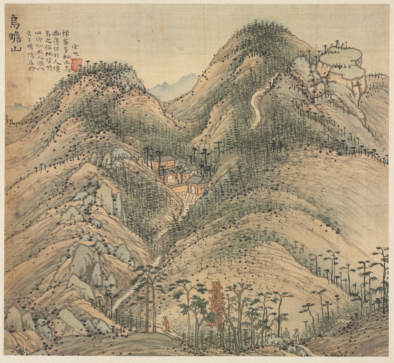 Mt. Wuzhan, 1500s. av Song Xu