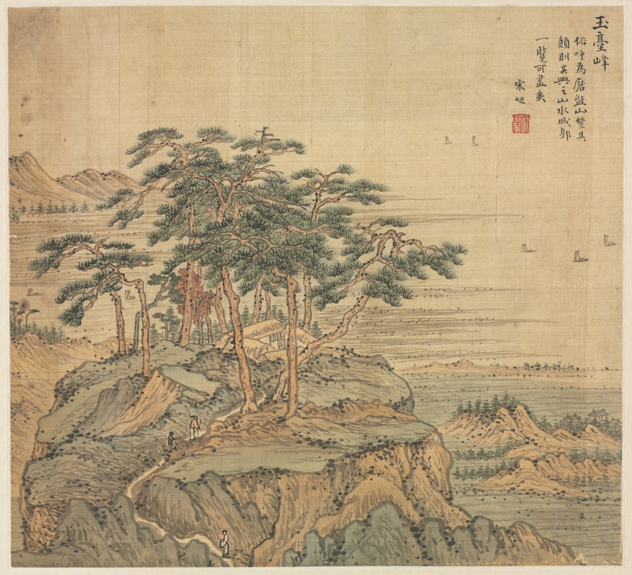 Yutai Peak Jade Terrace Peak, 1500-tallet. av Song Xu