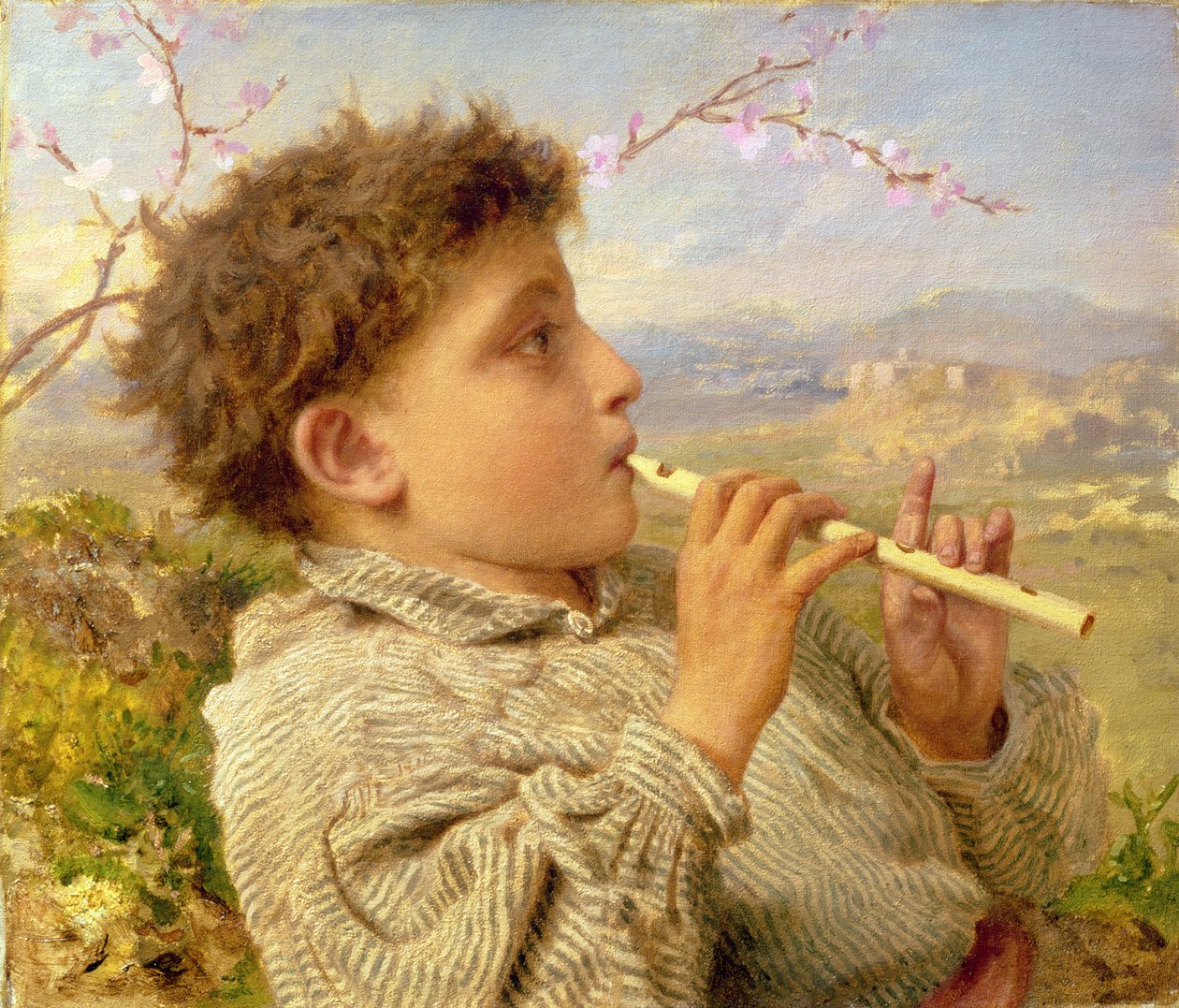 Shepherd Piper, 1881 av Sophie Gengembre Anderson
