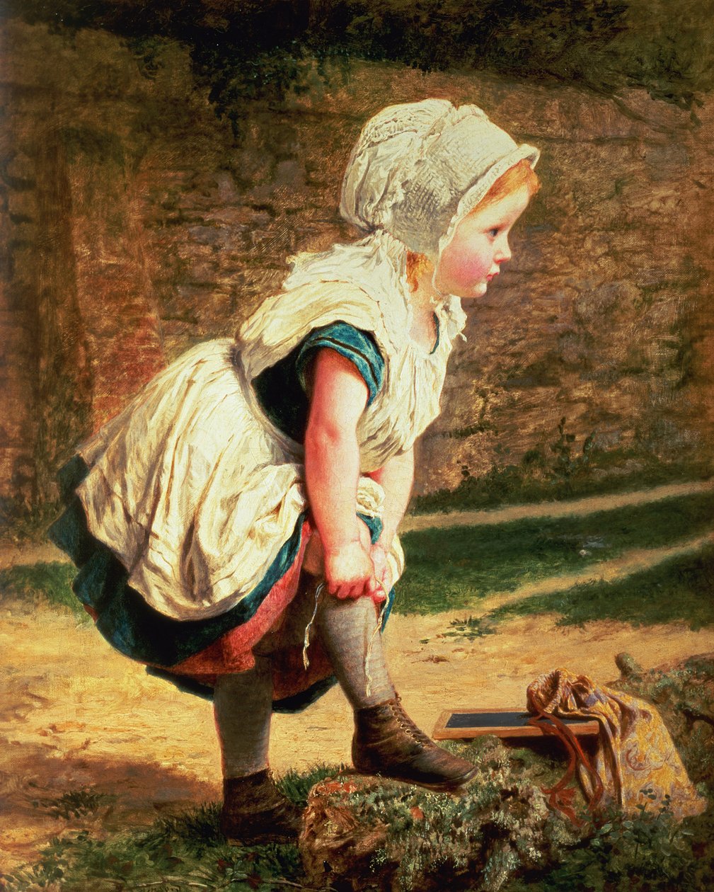Vent på meg! (Retur hjem fra skolen) av Sophie Gengembre Anderson