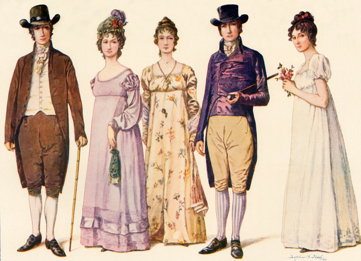 Klær under republikken under Washington og Adams, 1790-1800, 1903, 1937. av Sophie B. Steel