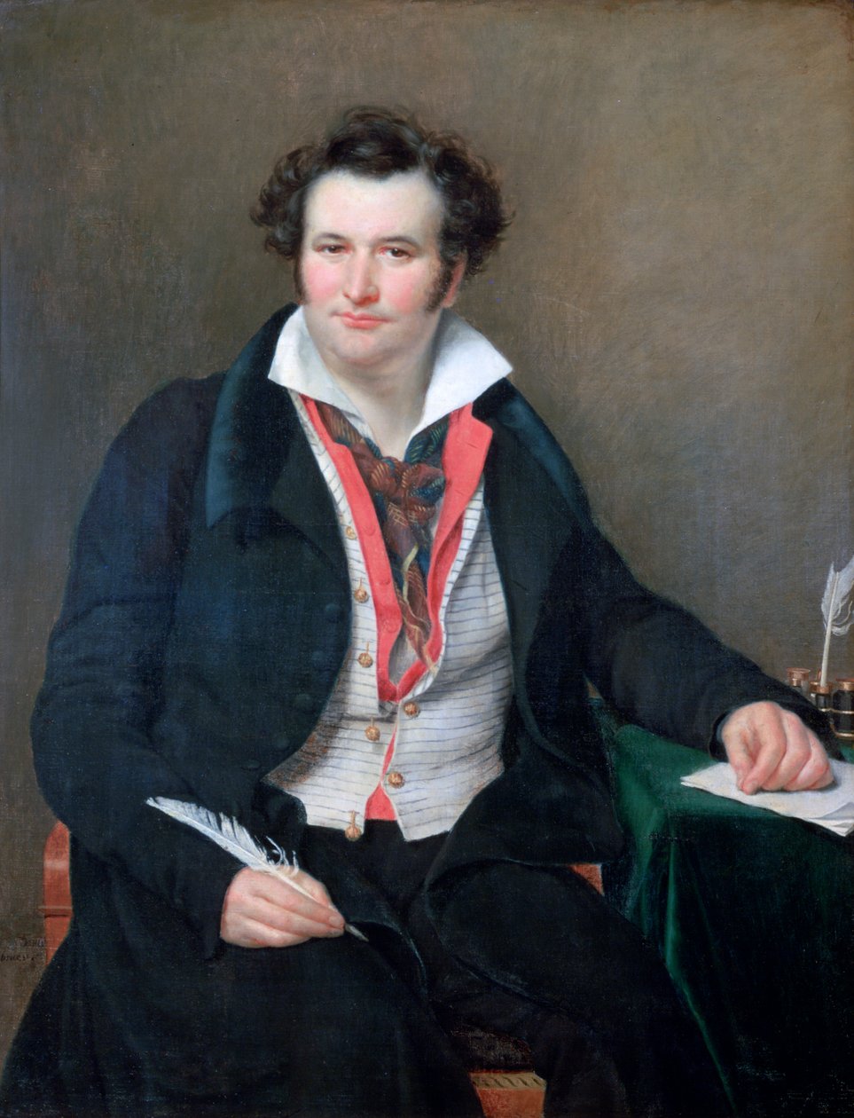 Portrett av Bernard Wolf, c1823 av Sophie Rude