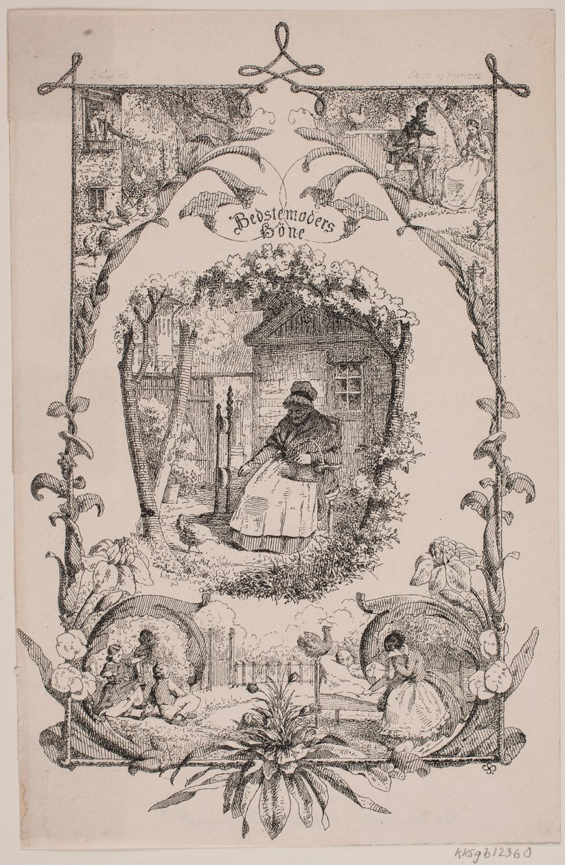 Bestemors høne. Fra J. C. Gerson: The School and the Home, nr. 2 av Sophus Schack